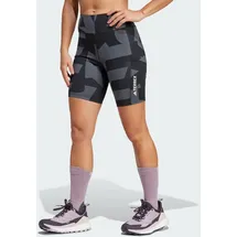adidas Terrex Multi 8 ́ ́ Printed Kurze Leggings - Carbon / Black / Black / Black - S
