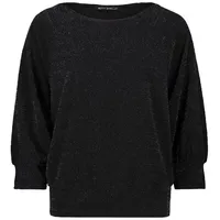 Betty Barclay Oversize-Shirt im Glitzer-Look in Schwarz | Gr.: