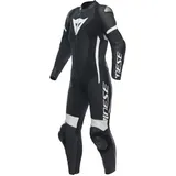 Dainese Grobnik 1-Teiler Damen Motorrad Lederkombi (Black/White,44)