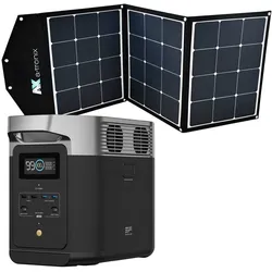 Ecoflow Delta 2 0% MwSt §12 III UstG 1024Wh Powerstation mit a-TroniX 135W Solar...