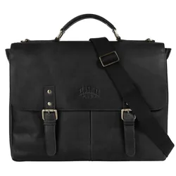 Klondike 1896 Aktentasche, echt Leder Klondike 1896 schwarz B/H/T: 38 cm x 29 cm x 9 cm   onesize