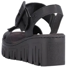 Rieker Keilsandalette Damen Schwarz 40