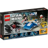 LEGO Star Wars A-Wing vs. TIE Silencer Microfighters 75196
