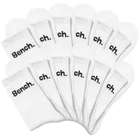 BENCH Tennissocken 12 Paar Weiß 43-46