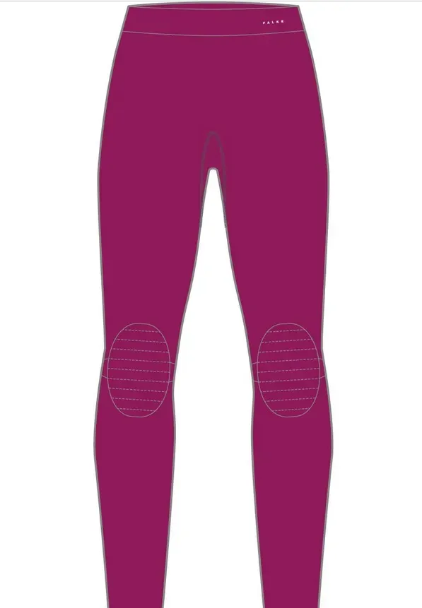 Falke Unterziehhose Tight Wool-Tech (feinste Merinowolle) Unterwäsche lang violett Damen