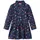 vidaXL Kinderkleid mit Langen Ärmeln Marineblau 128