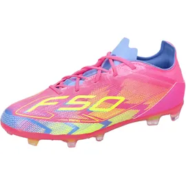 adidas Kinder Fussballschuhe F50 PRO FG J JH6415 36 - Lucid Pink/Lucid Lemon/Blue - 36
