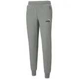 Puma Ess+ Metallic 2 Col Logo Jogginghose TR CL medium gray heather S