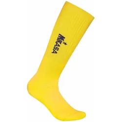 MIKASA Lange Volleyballsocken gelb