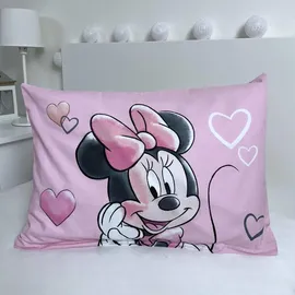 Jerry Fabrics Minnie Powder Pink Babybettwäsche 100x135 + Kissenbezug 40x60