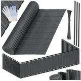 Kesser Balkonverkleidung 200 x 300 cm Schwarz PVC