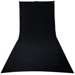 WESTCOTT X-Drop Wrinkle Resistant Cotton Background schwarz (2.7m x 6.1m)