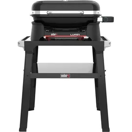 Weber LUMIN Elektrogrill mit Stand 2026 schwarz