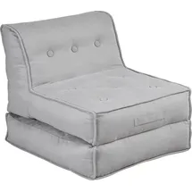 INOSIGN Sessel »Pia« Loungesessel in 2 Größen, mit Schlaffunktion und Pouf-Funktion., grau