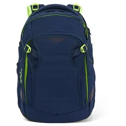 Satch match Schulrucksack 45 cm dark blue neon yellow