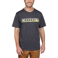 CARHARTT RELAXED S/S LOGO GRAPHIC T-Shirt, grau, Größe L