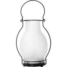 LED's light 1000436 Solar LED-Laterne 28cm Glas Metall Flammeneffekt IP44