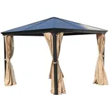 Jet-Line Pavillon Suez II 3 x 3 m Braun