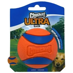 Chuckit Tierball Ultra Ball Large 7 cm 1er Pack Apportierspielzeug für Hunde