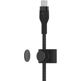 Belkin BoostCharge Pro Flex USB-C auf USB-C Kabel 2m, Schwarz
