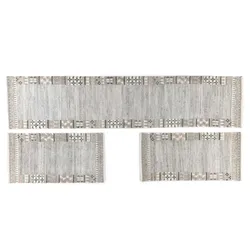 THEKO Wollteppich  Royal Natur , grau , Wolle , Maße (cm): B: 70 H: 1,4