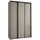 abiks möbel Schwebetürenschrank Dakota 160 x 235,2 x 45 cm Schwarz