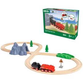 Ravensburger BRIO 36017 Batterie-Dampflok Set - Aus dem Schornstein der Lokomotive... | Gr.: onesize