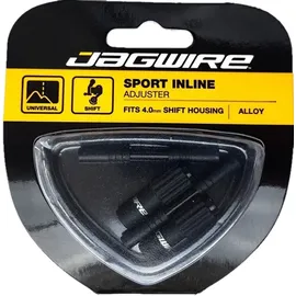 Jagwire Inline Zugeinsteller Mini 2 Stück Schwarz