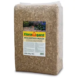 FLORAGARD Mulch, 125 Liter, Miscanthus - braun