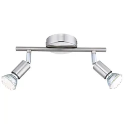 Decken Strahler verstellbar Esszimmer Lampe Fernbedienung bunt im Set inklusive RGB LED Leuchtmittel
