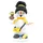 Schweda Kuhnert - Erzgebirgische Holzkunst Räuchermann Räucherfigur Schneemann 19cm - Postbote