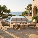 Idimex Sanya Gartenlounge 4-tlg. Natur/Beige