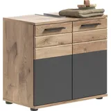 INOSIGN Waschbeckenunterschrank »Riga, Breite 60 cm, 2 Tür, 2 Fächer, mit Siphonausschnitt«, Standschrank, Unterschrank, Badmöbel, Badschrank, Schrank, Bad, braun