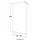 Home Deluxe Duschabtrennung Transparent, Glas, Metall, 80x200x1 cm, Badezimmer, Baden - Duschen, Duschtasse