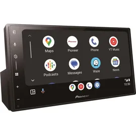 Pioneer SPH-DA77DAB-AN 2DIN Mediacenter, kapazitives 6,8" Touchpanel, mit Wi-Fi, Bluetooth, Apple CarPlay, Android Auto und DAB+, 13-Band-Grafikequalizer, inkl. DAB-Antenne