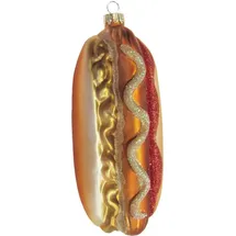 Krebs Glas Lauscha Krebs Glas Hot Dog Weihnachtsornament 1-tlg. 5cm
