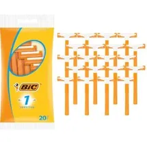BIC Herren-Rasierer BIC 1 Sensitive, 1er Pack (1 x 20 Stück)