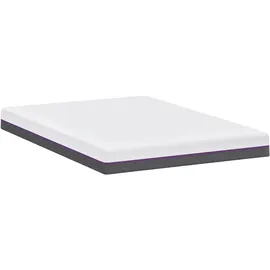 vidaXL Matratze Weiß Grau 160 x 200 cm Memory Foam