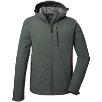 KILLTEC Herren Softshelljacke/Outdoorjacke mit Kapuze KOS 259 MN SFTSHLL pale green, 3XL,