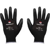 TOOLCRAFT TO-5621553 Polyester, Polyurethan Arbeitshandschuh Größe (Handschuhe): 11 EN 388 CAT II 1