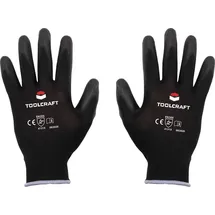 TOOLCRAFT TO-5621553 Polyester, Polyurethan Arbeitshandschuh Größe (Handschuhe): 11 EN 388 CAT II 1