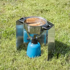 PRO PLUS Kochwindschutz 49 x 26 cm Aluminium