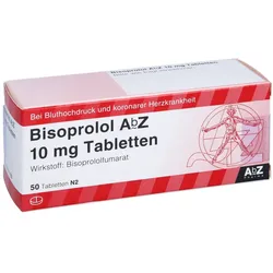 Bisoprolol AbZ 10 mg Tabletten 50 St