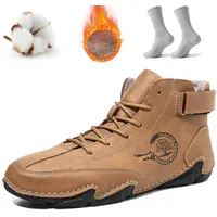 UERSUR Bergexperten Schuhe,Feelfree BarfußSchuhe,BarfußSchuhe Winter-Wärme,Komfort,Wasserdicht,rutschfest (Brown, Erwachsene, Herren, 46, Numerisch, EU Schuhgrößensystem, M) - 46 EU