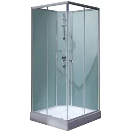 Schulte Korfu II Komplettdusche 89 x 89 cm silber-grün EP19360601502