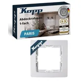 Kopp Abdeckrahmen PARIS 1-fach Arktis-Weiß
