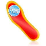 BigDean Fußwärmer 25 Paar Weiß