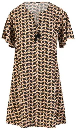 Blutsgeschwister Minikleid Kaftan Wings - rainbow brush XL