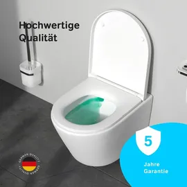 AM.PM Wand-WC mit WC-Sitz Weiß