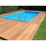Ipe Terrassendielen, 21x145 mm,  AD, glatt/glatt, aus Bolivien